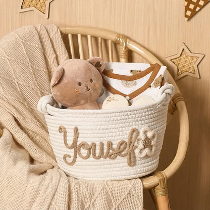 Personalized Knitted Basket
