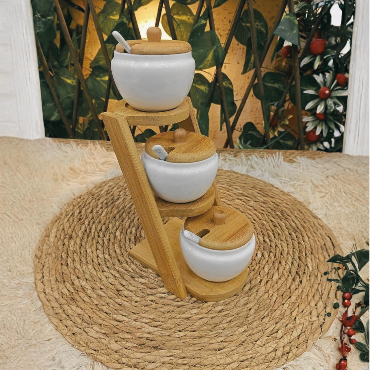 Porcelain Spice Tower V