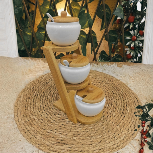 Porcelain Spice Tower V