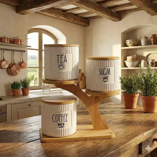 Artisan Ceramic Canister V