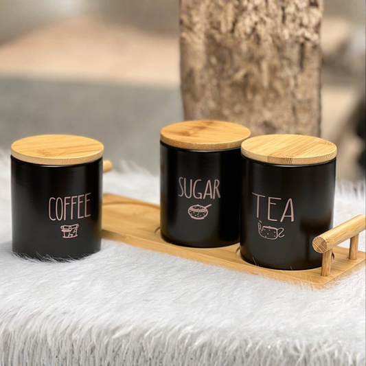 Bamboo Canister Set Z