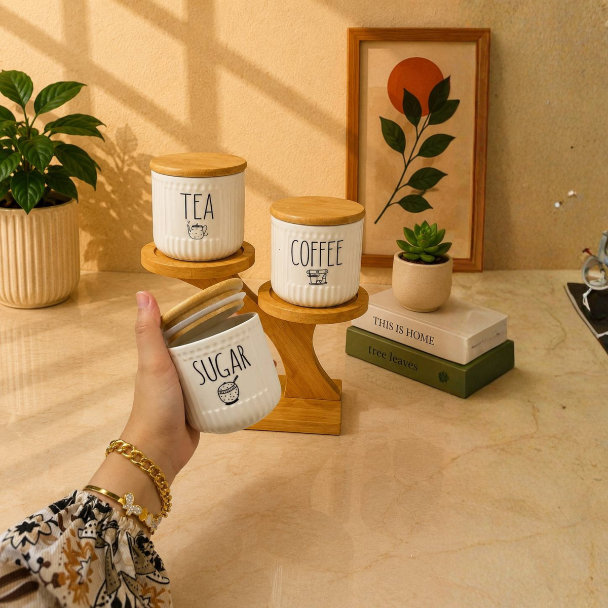 Artisan Ceramic Canister V