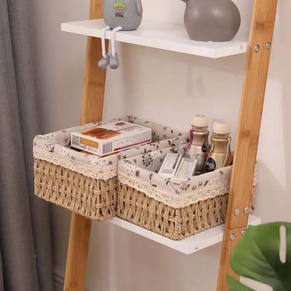3 Set Rattan Baskets Q