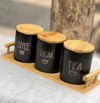 Bamboo Canister Set Z
